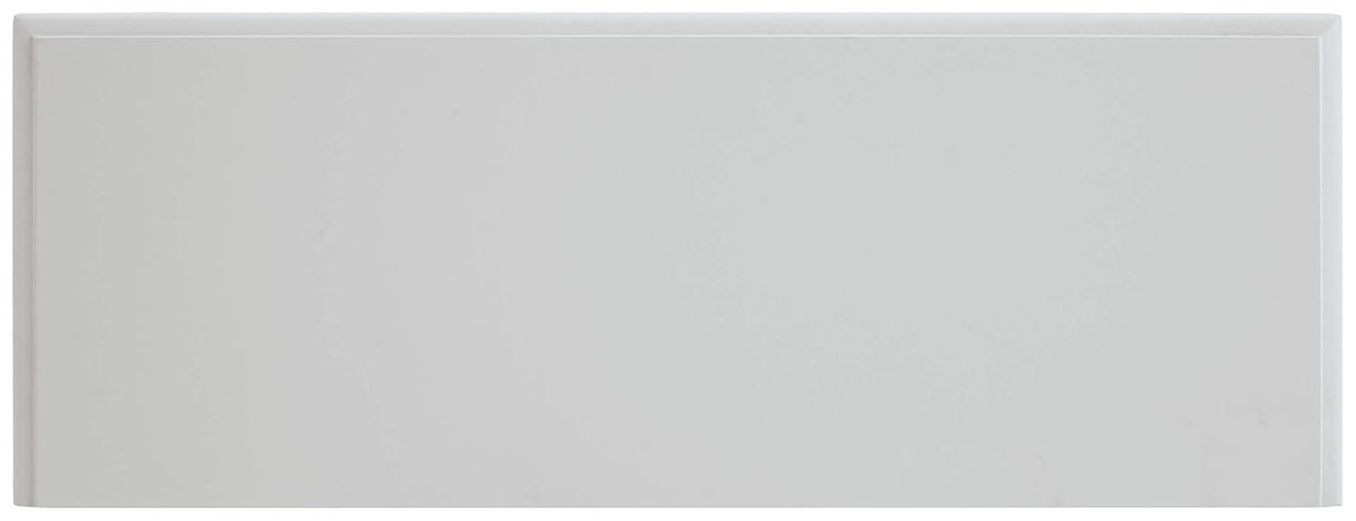 Signature Design by Ashley Miranda Farmhouse Adjustable Accent Cabinet or Wardrobe with Glass Doors, White