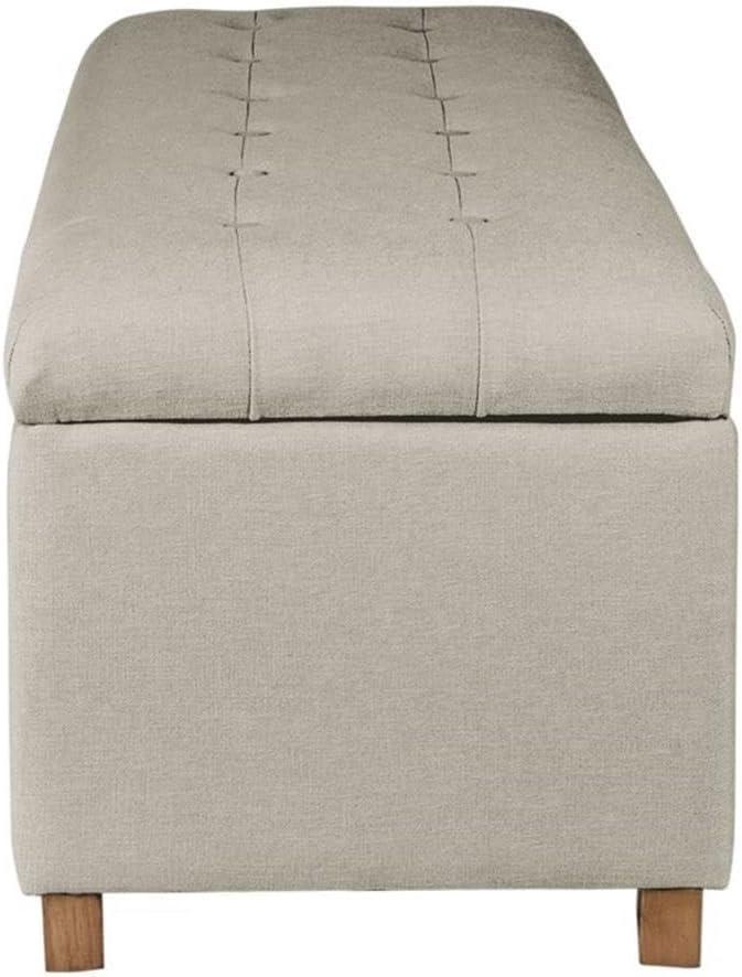 Classic Large Tufted Storage Bench - HomePop