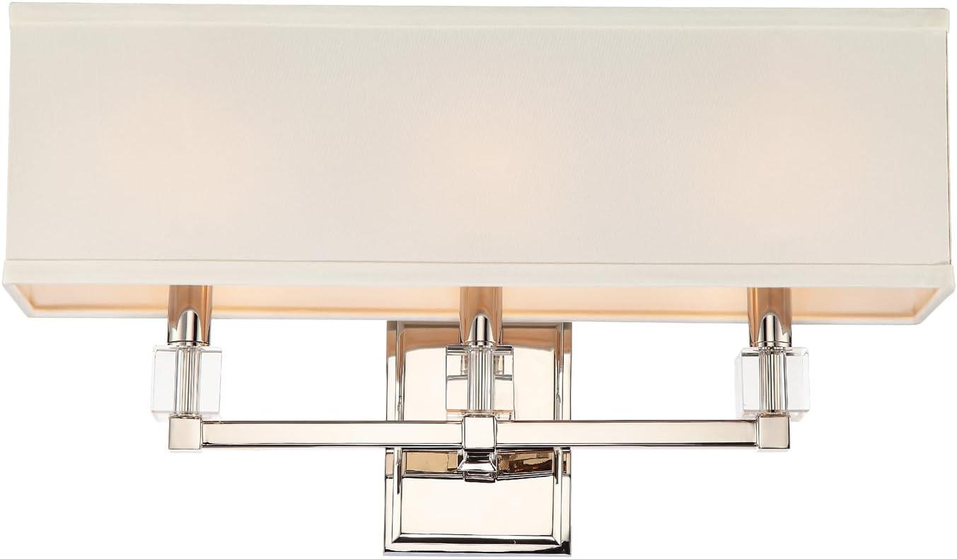 Crystorama Lighting Dixon 3 - Light Sconce in  Polished Nickel