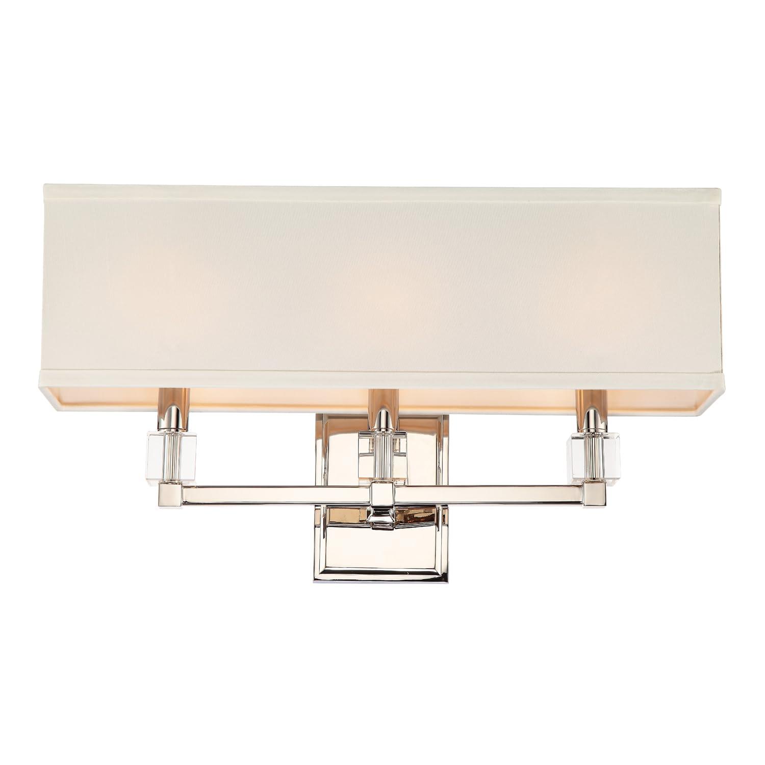 Crystorama Lighting Dixon 3 - Light Sconce in  Polished Nickel
