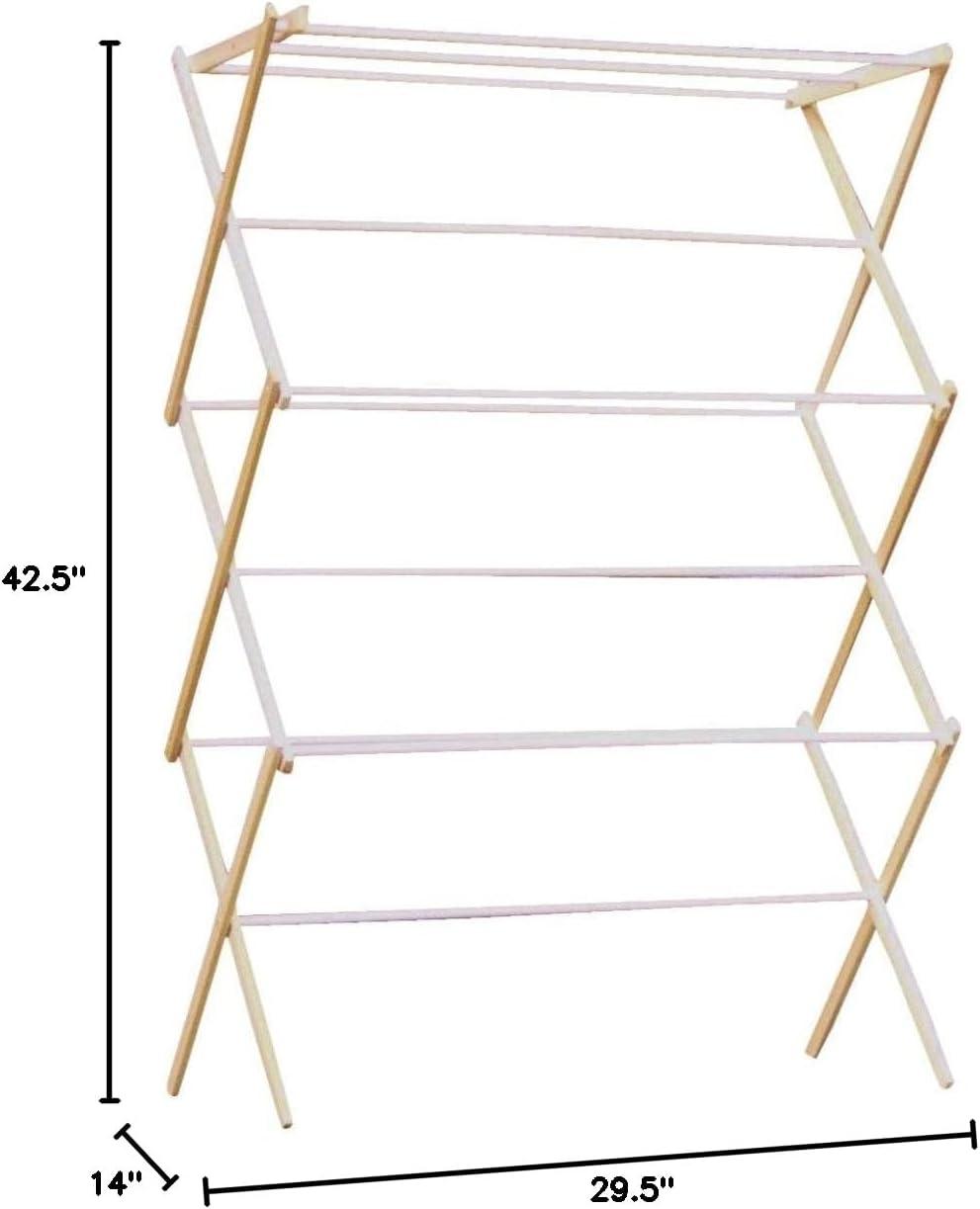 Madison Mill Wood Clothing Drying Rack