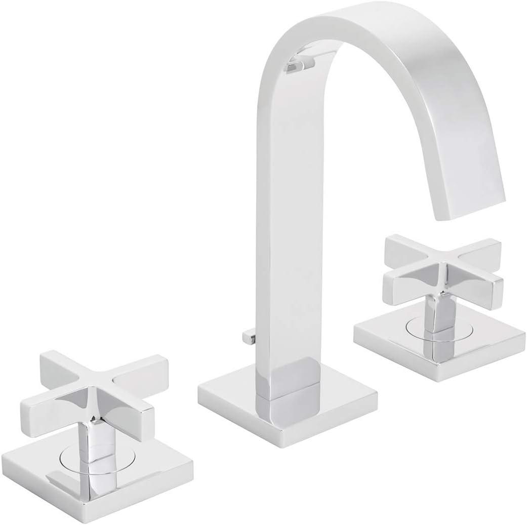 Lura Widespread Bathroom Faucet with Drain Assembly