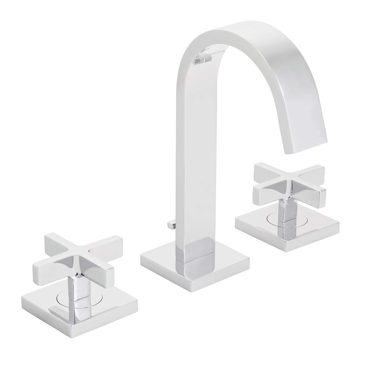 Lura Widespread Bathroom Faucet with Drain Assembly
