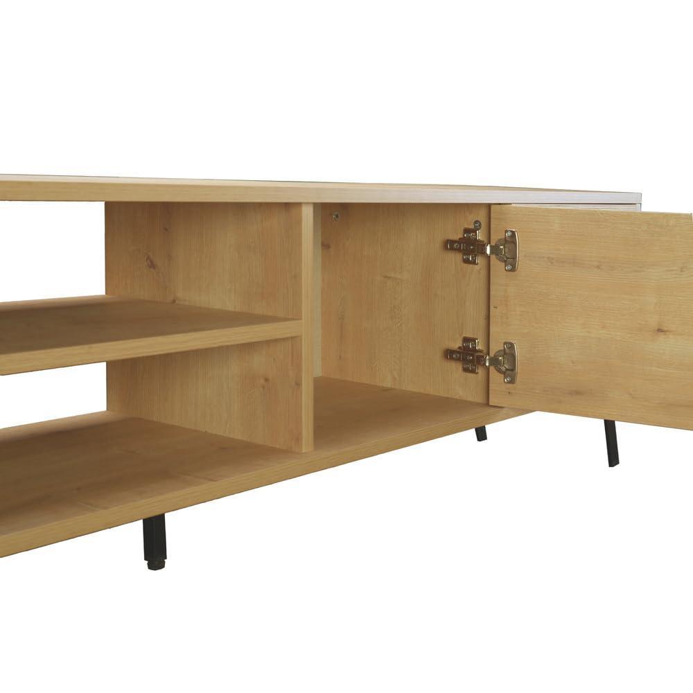 Niche TV Stand for TVs up to 70" Light Oak