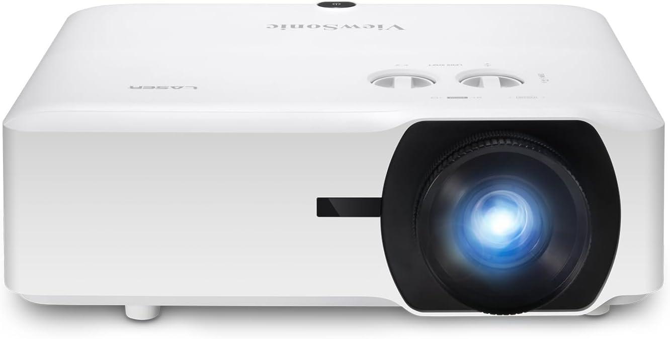 ViewSonic LS740HD 5000 Lumens 1080p Laser Projector with 1.3x Optical Zoom, H/V Keystone, 4 Corner Adjustment, and 360 Degrees Projection for Home