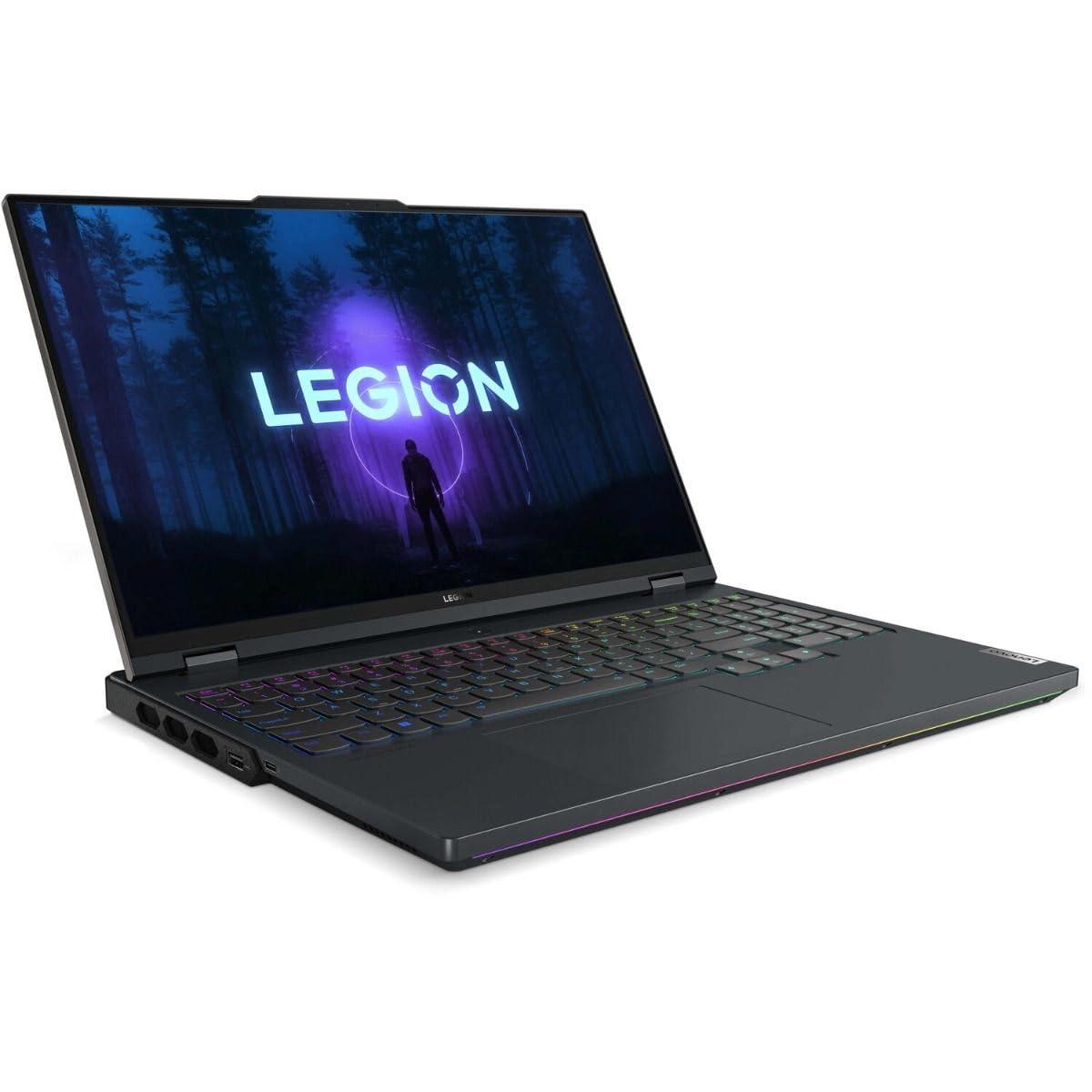 Lenovo Legion Pro 7 16IRX9H 83DE - Intel Core i9 - i9-14900HX / up to 5.8 GHz - Win 11 Pro - GeForce RTX 4090 - 32 GB RAM - 1 TB SSD NVMe x 2 - 16" IPS 2560 x 1600 (WQXGA) @ 240 Hz - Gigabit Ethernet - Wi-Fi 6E, Bluetooth - eclipse black - kbd: US English - with 3 Years Legion Ultimate Support with Onsite