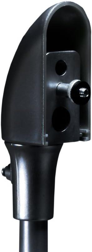 Monoprice 103022 5 lb. Capacity Speaker Stands - Black (Pair) Height Adjustable From About 26.8in to 43.3in