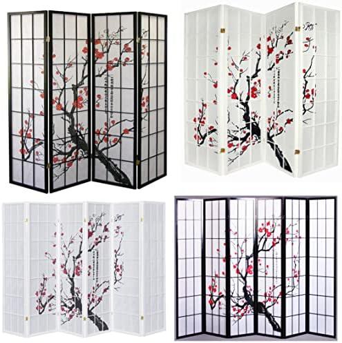 Legacy Decor Room Divider Privacy Screen Panel Blossom Shoji Design