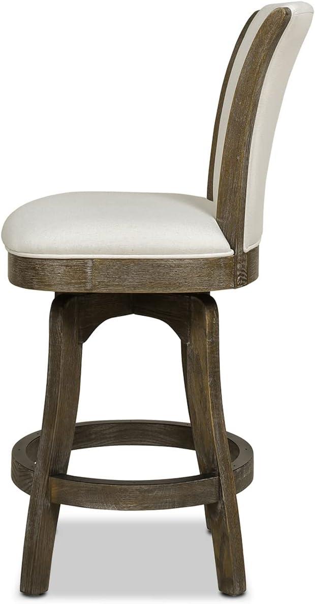 Brainly 27 inches Armless Swivel Counter Height Bar Stool