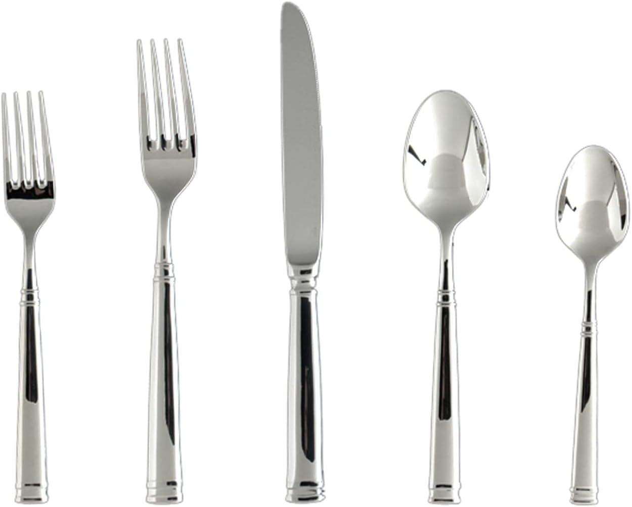 Fortessa 20-Piece Polished Stainless Steel Flatware Set