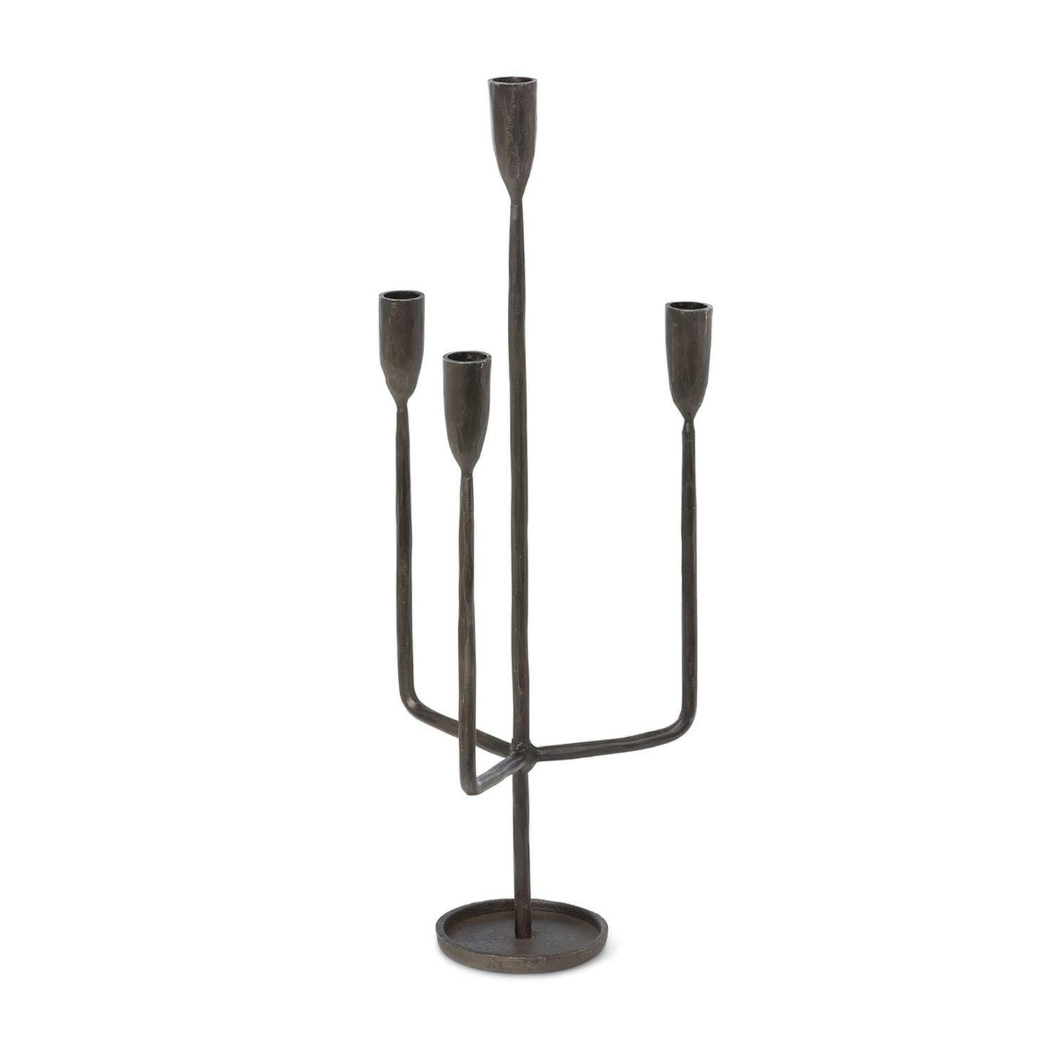 Park Hill Collection 23'' H Iron Tabletop Candelabra