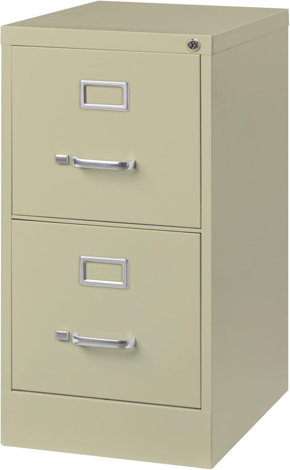 Putty 2-Drawer Vertical Lockable Steel File Cabinet