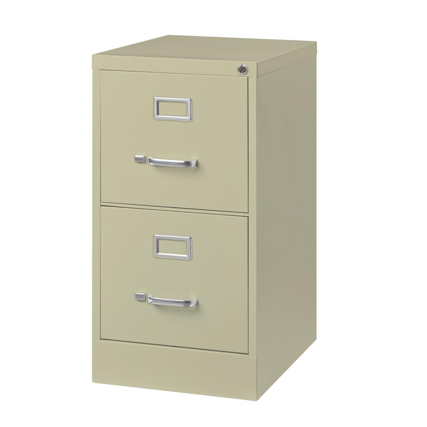 Putty 2-Drawer Vertical Lockable Steel File Cabinet