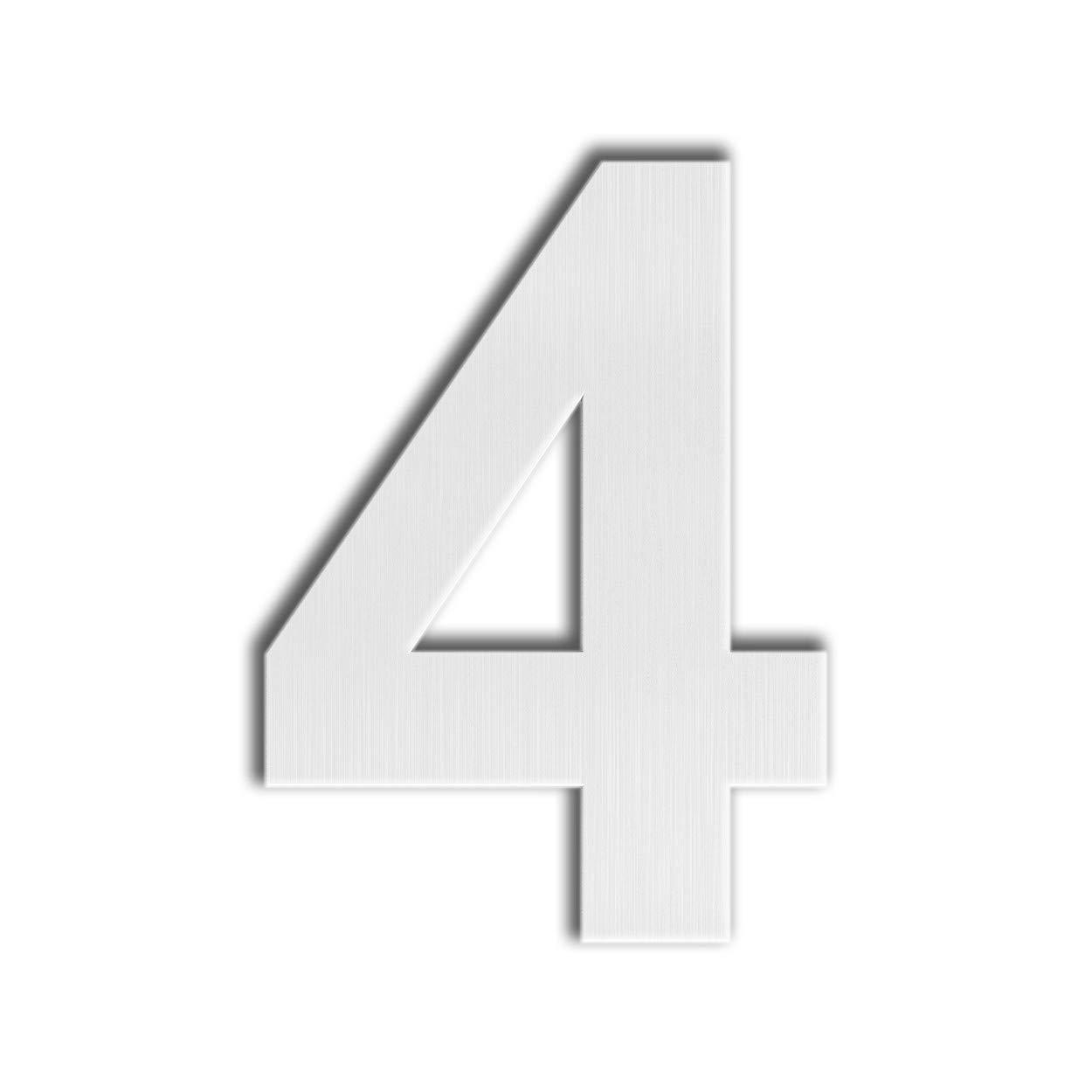 ModernStainlessHardware 6'' H Stainless Steel House Number