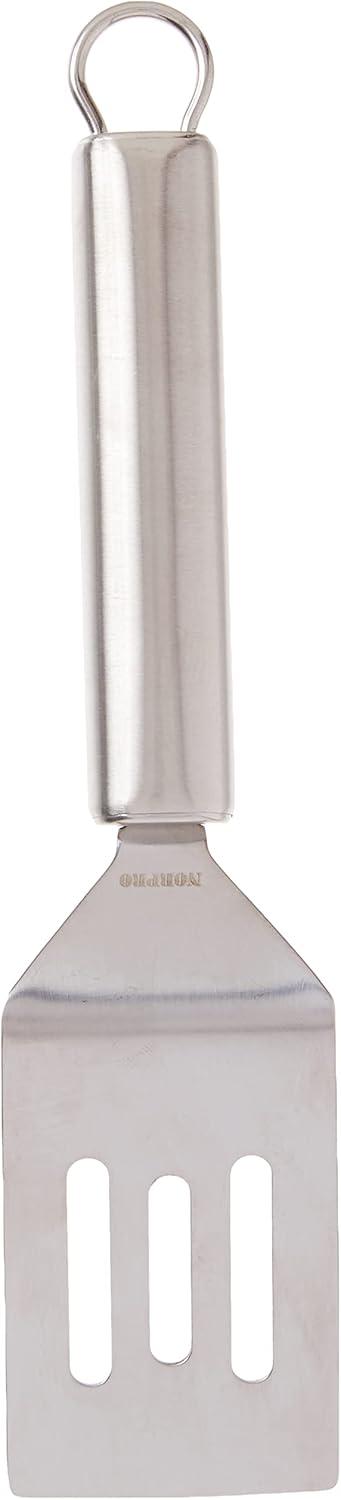 Norpro Stainless Steel Short Slotted Turner, 1-Pack, Silver