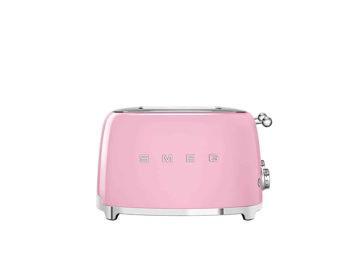 SMEG Pink 4x4-Slice Retro Toaster