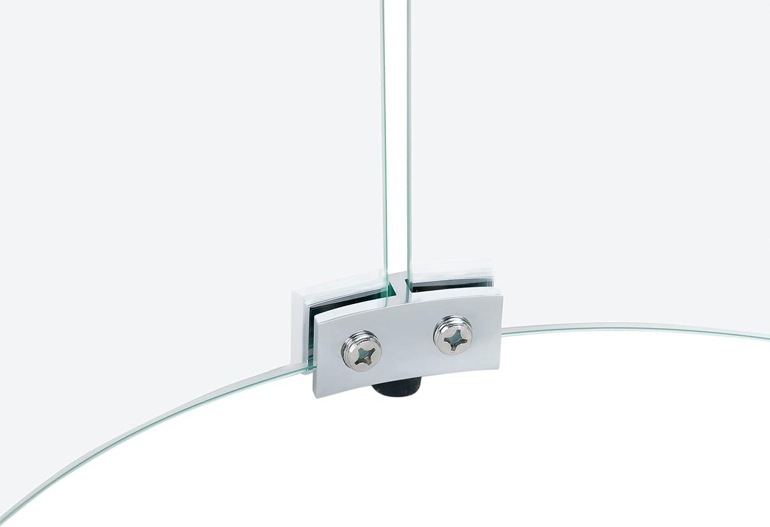 Celestial Fire Glass Rectangle Fire Pit Wind Guard