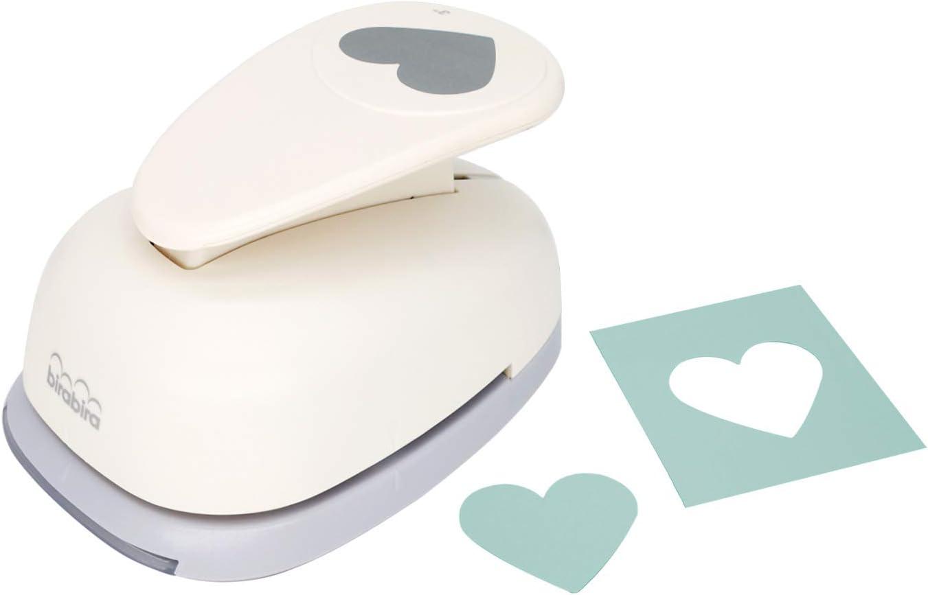 Bira 3 inch Heart Lever Action Craft Punch, Valentine’s Day Punch, for Paper Crafting, Scrapbooking, Card Arts, DIY Projects