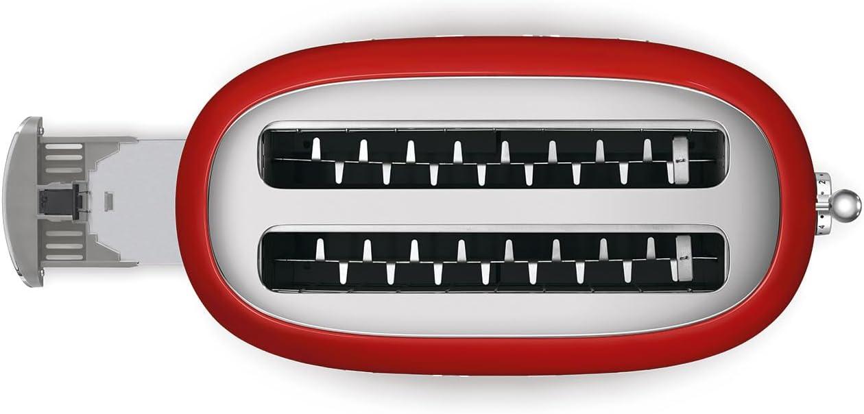 SMEG Red 4-Slice Retro Toaster