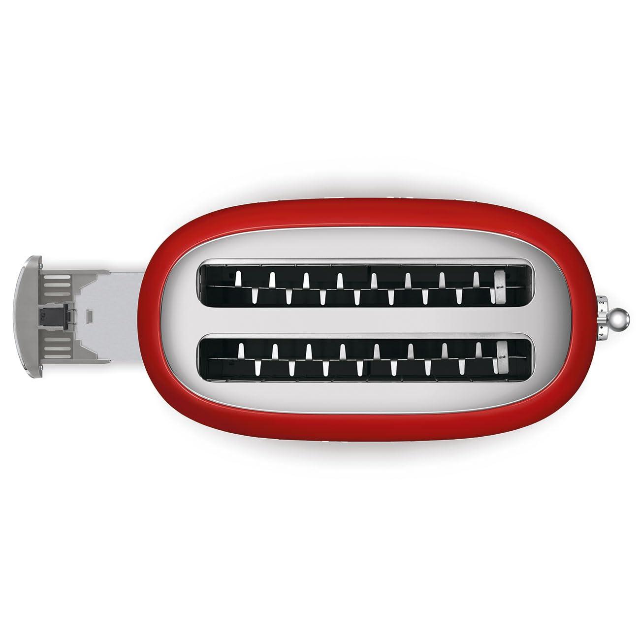 SMEG Red 4-Slice Retro Toaster