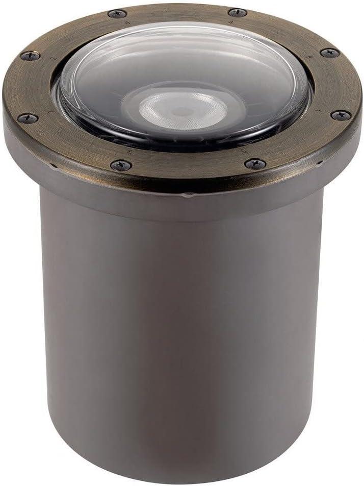 Kichler 1602327 Vlo 7" Wide Led In-Ground Well Light - Brass