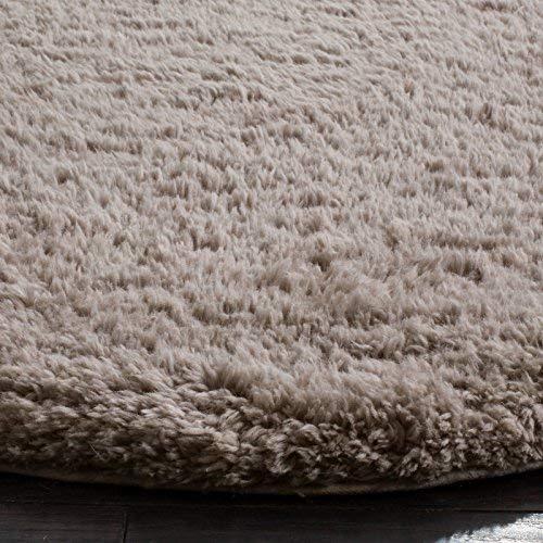 Sheep Shag SSG101 Hand Woven Area Rug - Silver - 5'x8' - Safavieh.