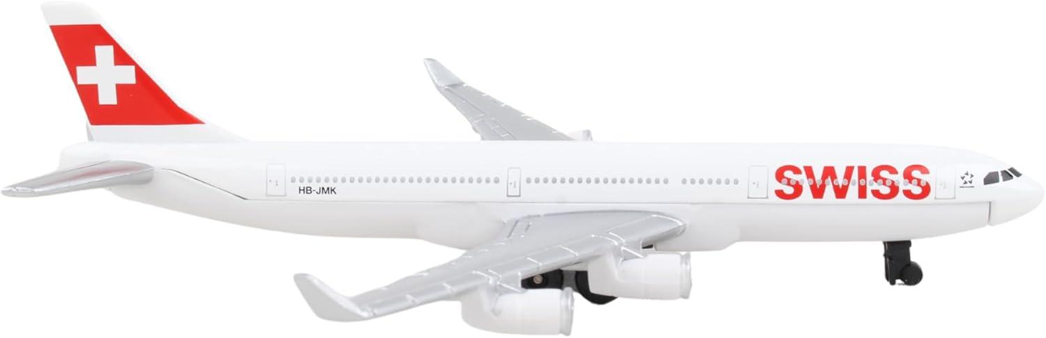 Swiss International Airliner Toy Airplane Diecast with Plastic Parts