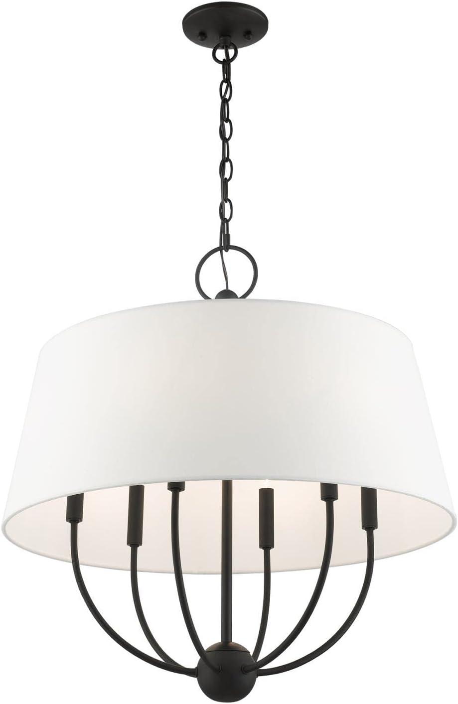 Livex Lighting Ridgecrest 6 - Light Pendant in  Black