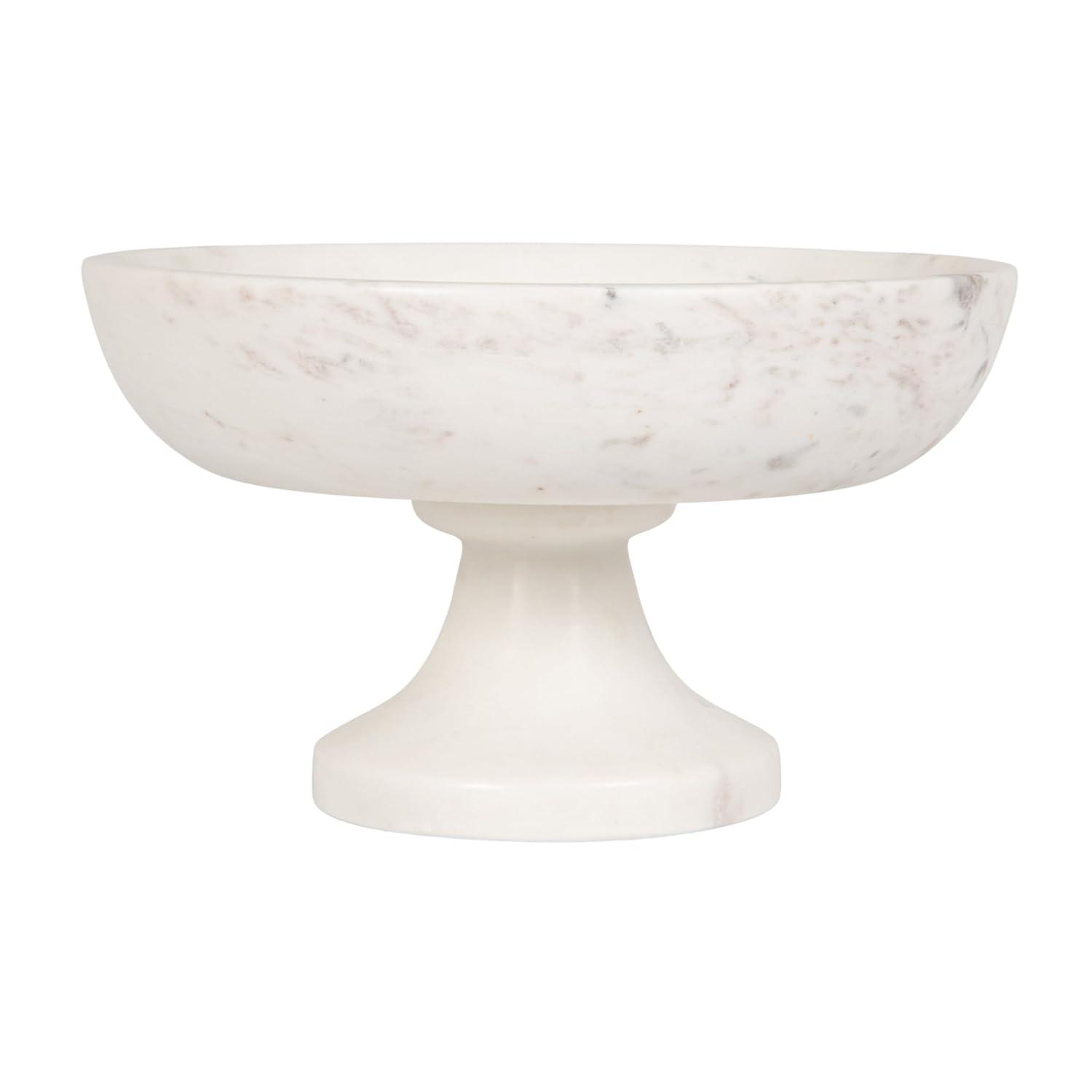 De Luca Footed Bowl - White