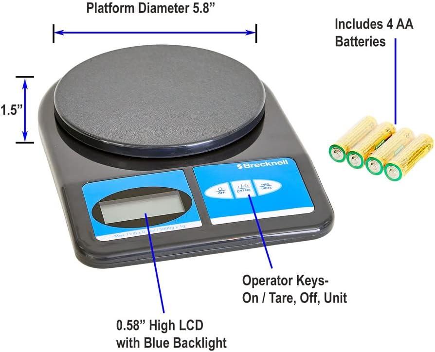 Black and Blue Digital Counter Scale with LCD Display