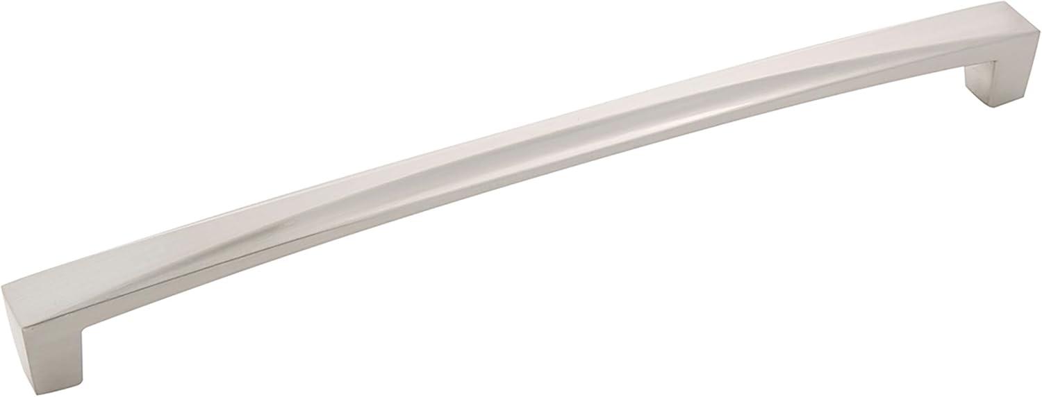 Satin Nickel 9-Inch Modern Cabinet Handle with Mounting Hardware