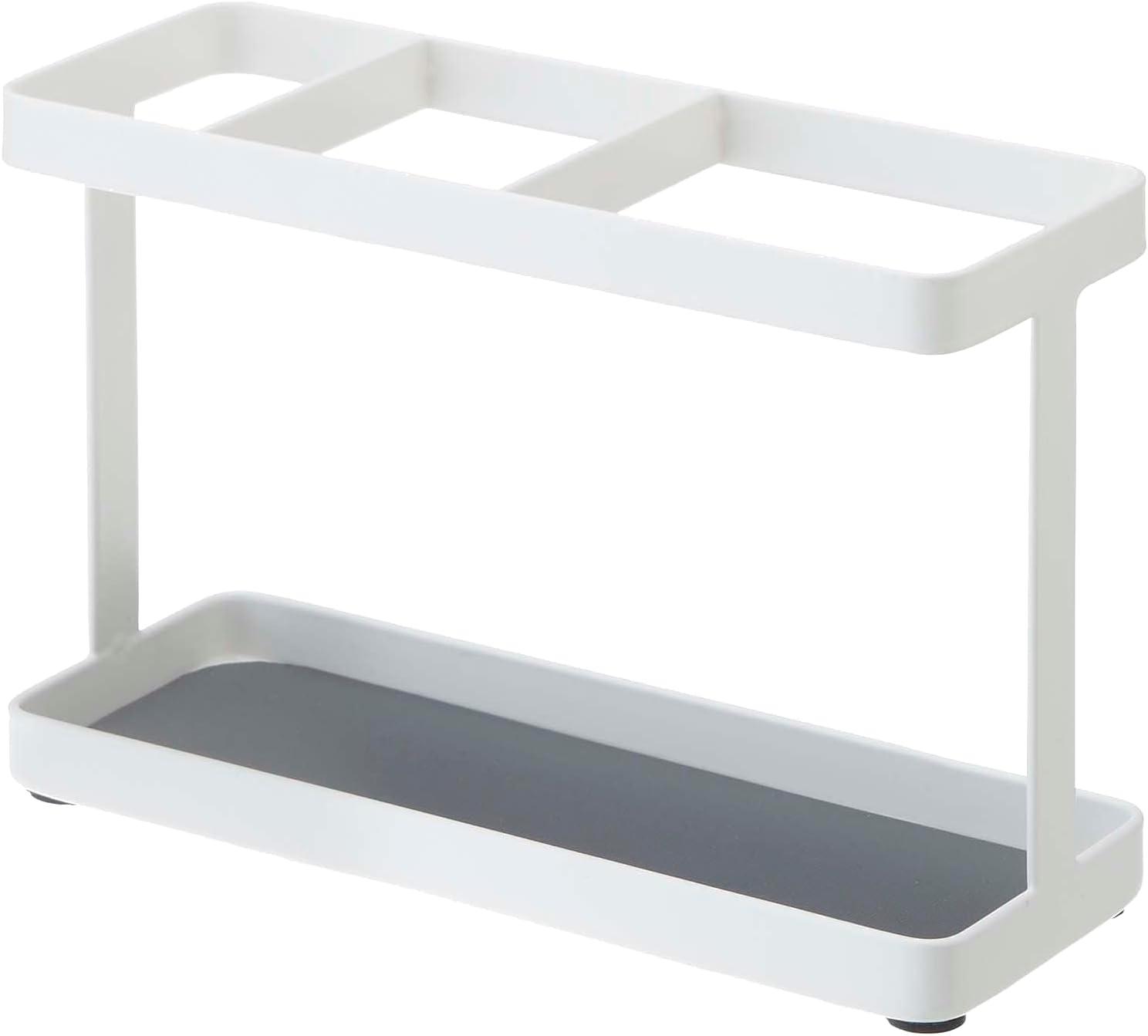 White Minimalist Steel Hair Tool Organizer