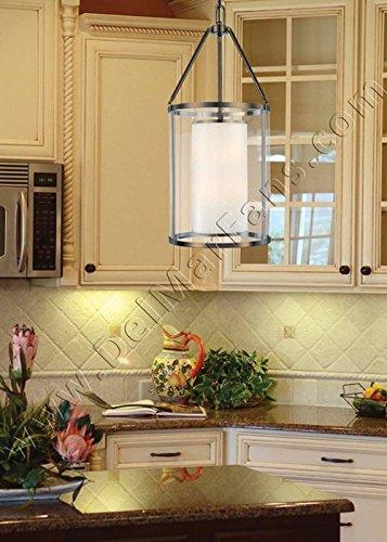 Minka Lavery Harbour Point 13 1/2" Wide Polished Nickel Ceiling Light