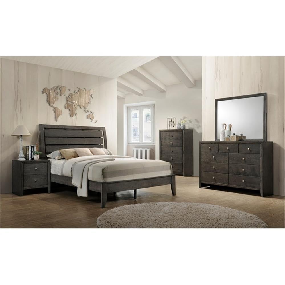 ACME Ilana Nightstand in Gray