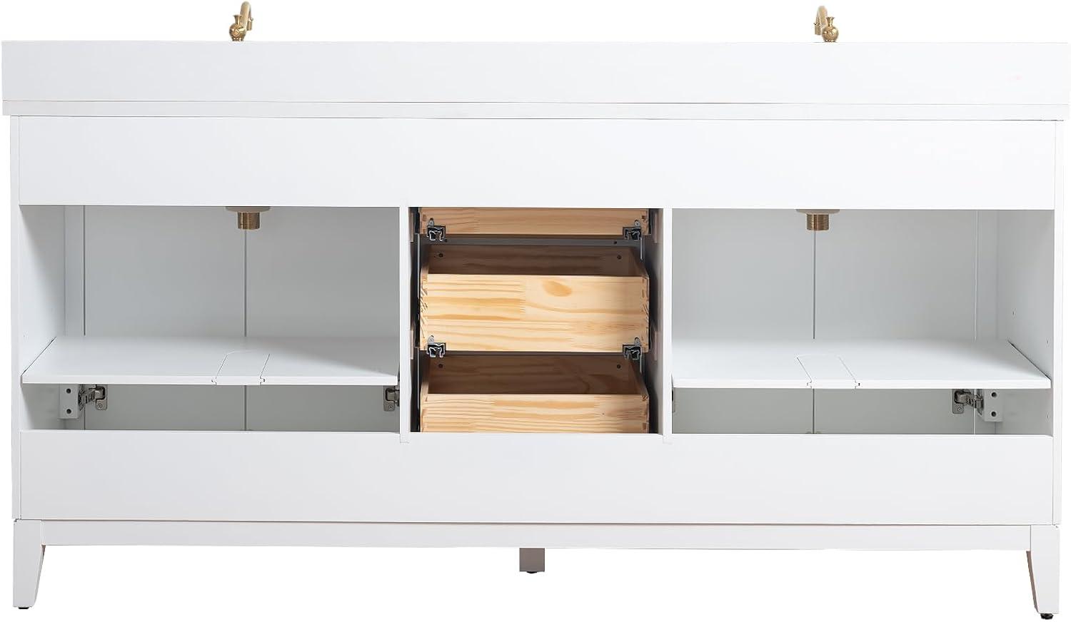 72 Double Bathroom Vanity with Top