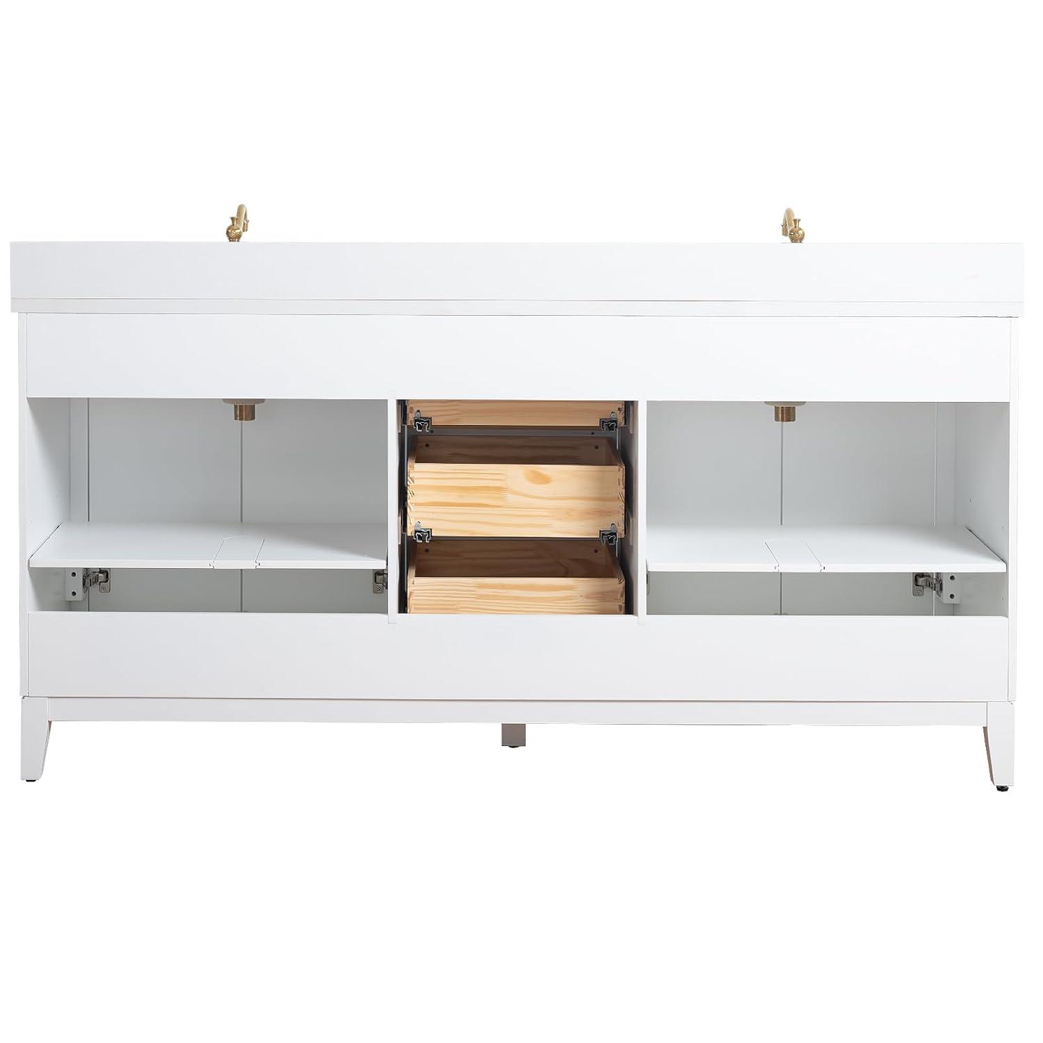 72 Double Bathroom Vanity with Top