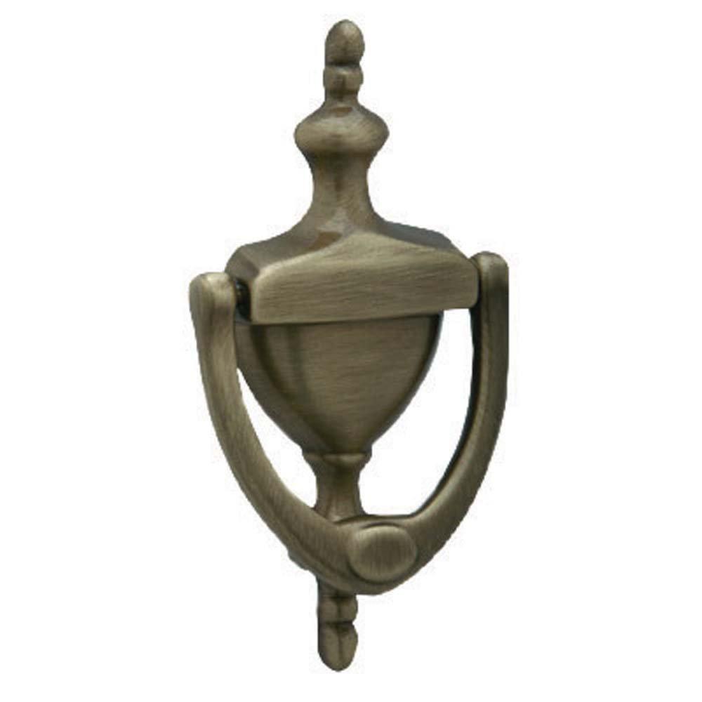 Antique Brass 5-15/16 Inch Traditional Door Knocker