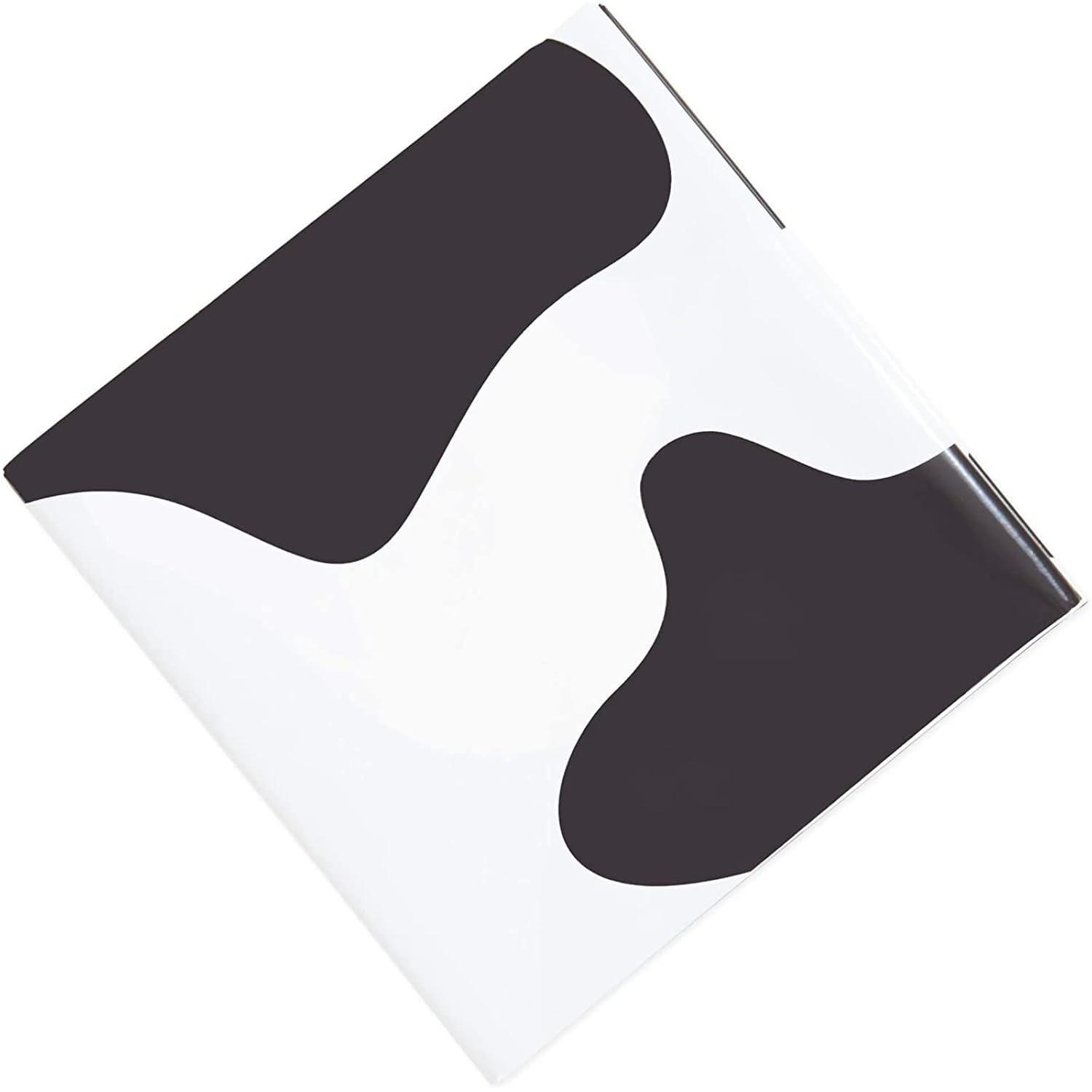 Blue Panda 3-Pack Farm Cow Print Disposable Plastic Tablecloth Table Cloth 54"x108" Party Supplies