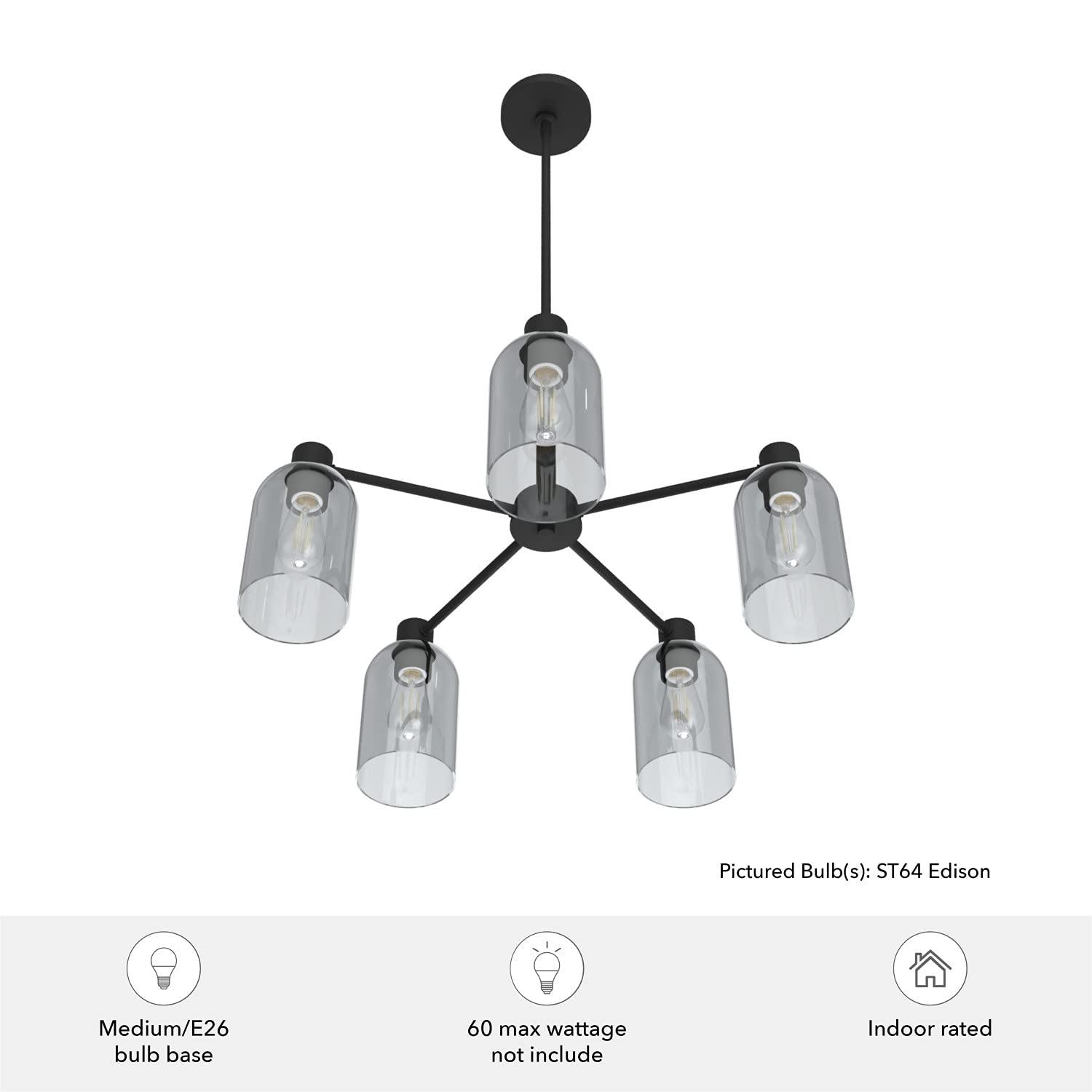 Lochemeade 5 - Light Unique / Statemen Cylinder Chandelier