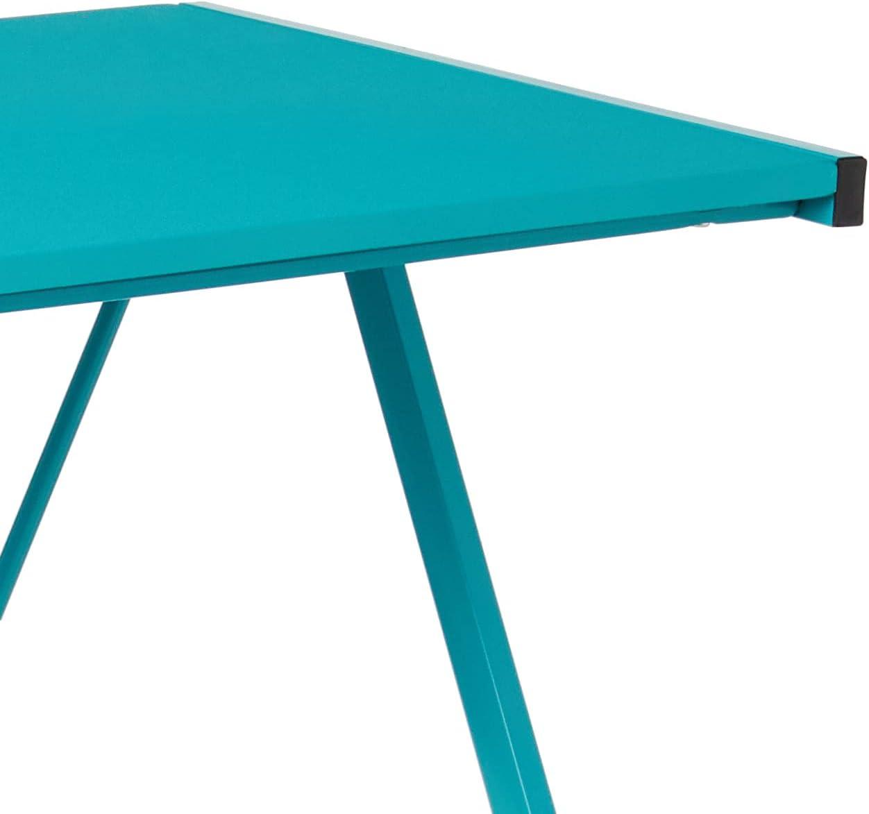 Urban Shop Z-Shaped Student Desk, Blue