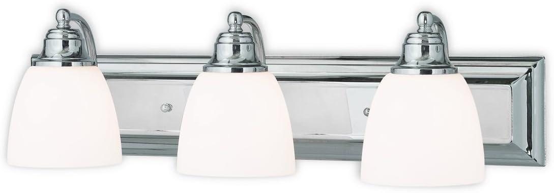 Livex Lighting Springfield 3 - Light Vanity in  Polished Chrome