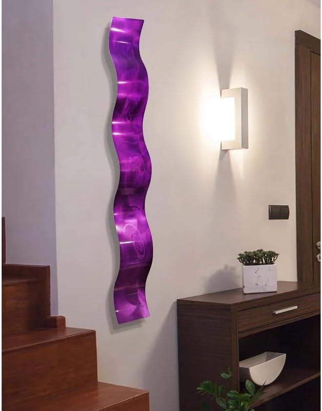 Orren Ellis Handmade Modern Abstract Wall Decor on Metal (Set of 2)