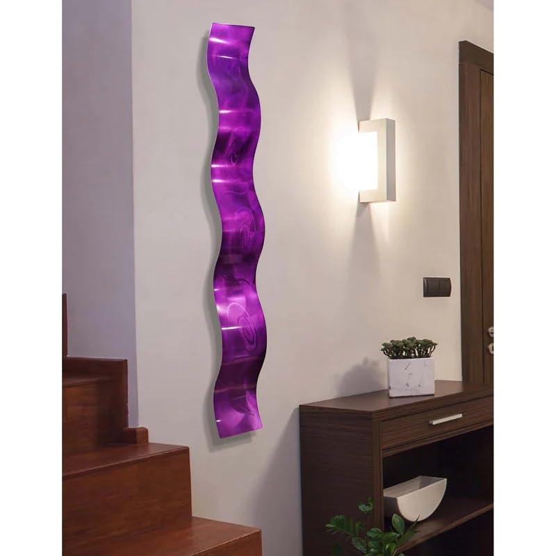Orren Ellis Handmade Modern Abstract Wall Decor on Metal (Set of 2)