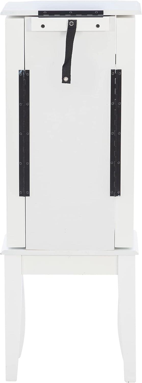 Jasmine Jewelry Armoire, White