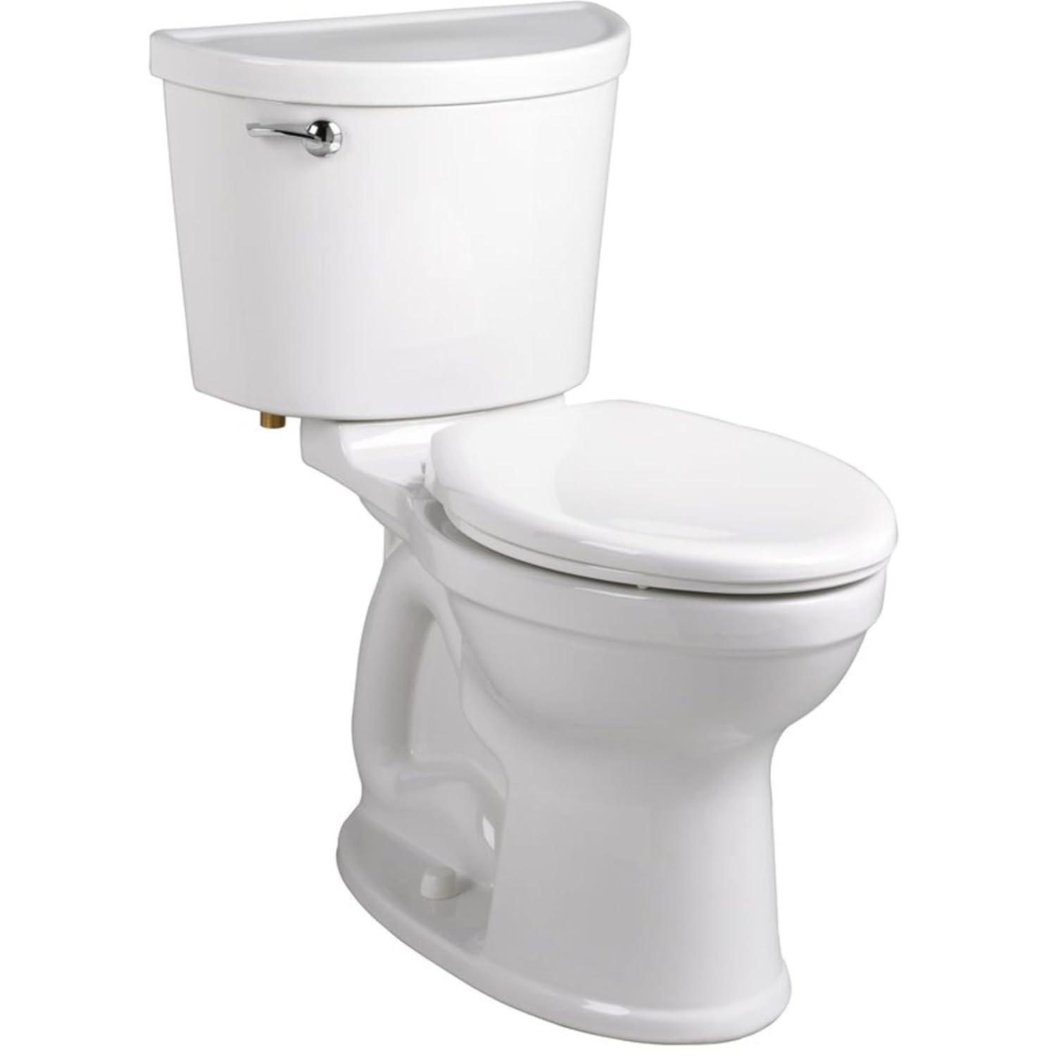 White Elongated Two-Piece High Efficiency Toilet