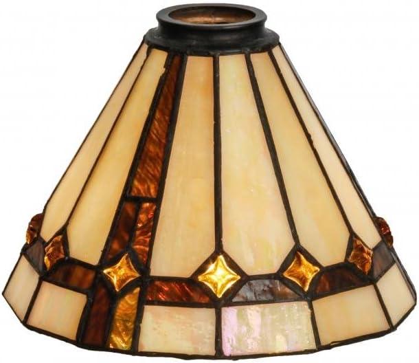 Belvidere 8" Stained Glass Bell Shade