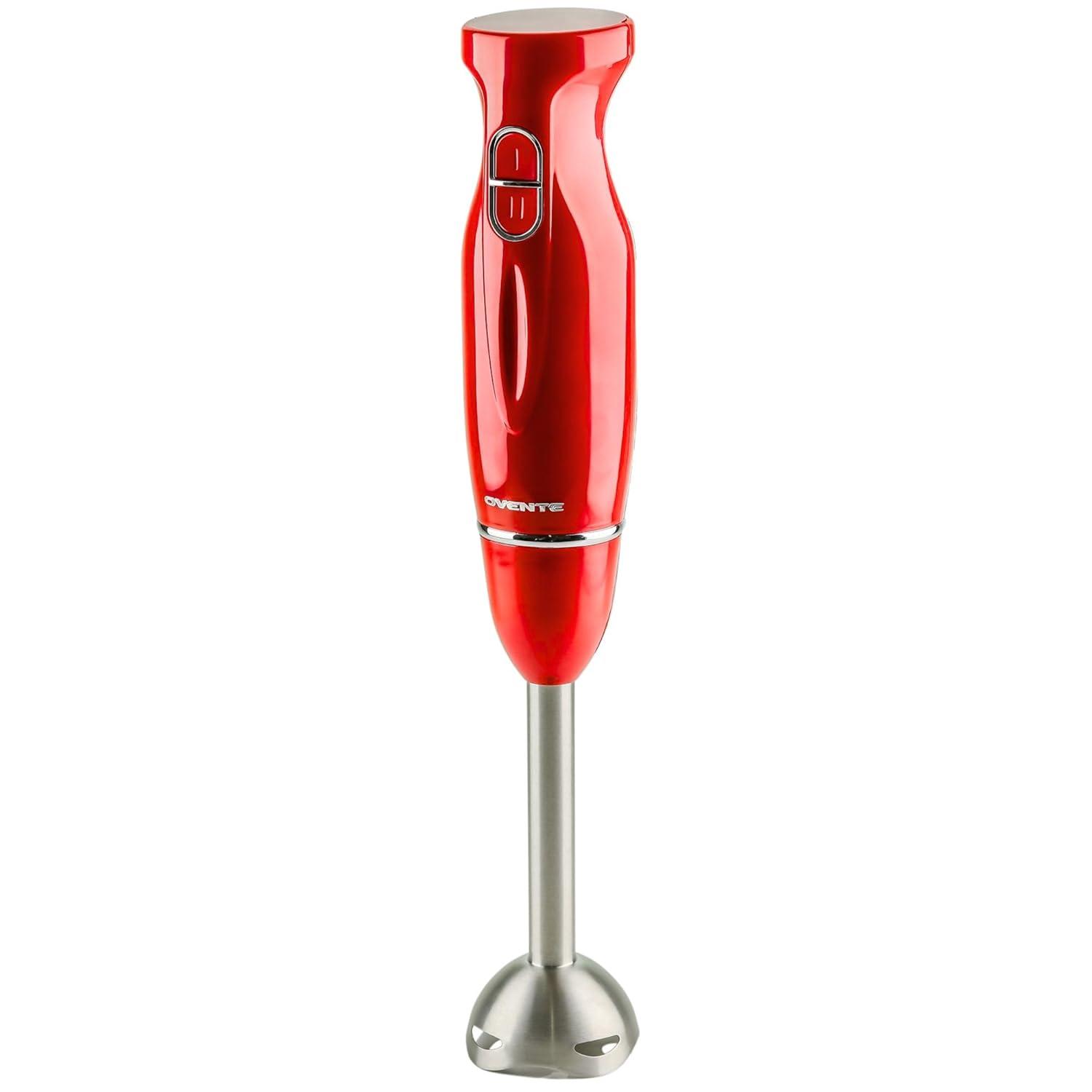 Ovente OVENTE Electric Immersion Hand Blender 300 Watt 2 Mixing Speed