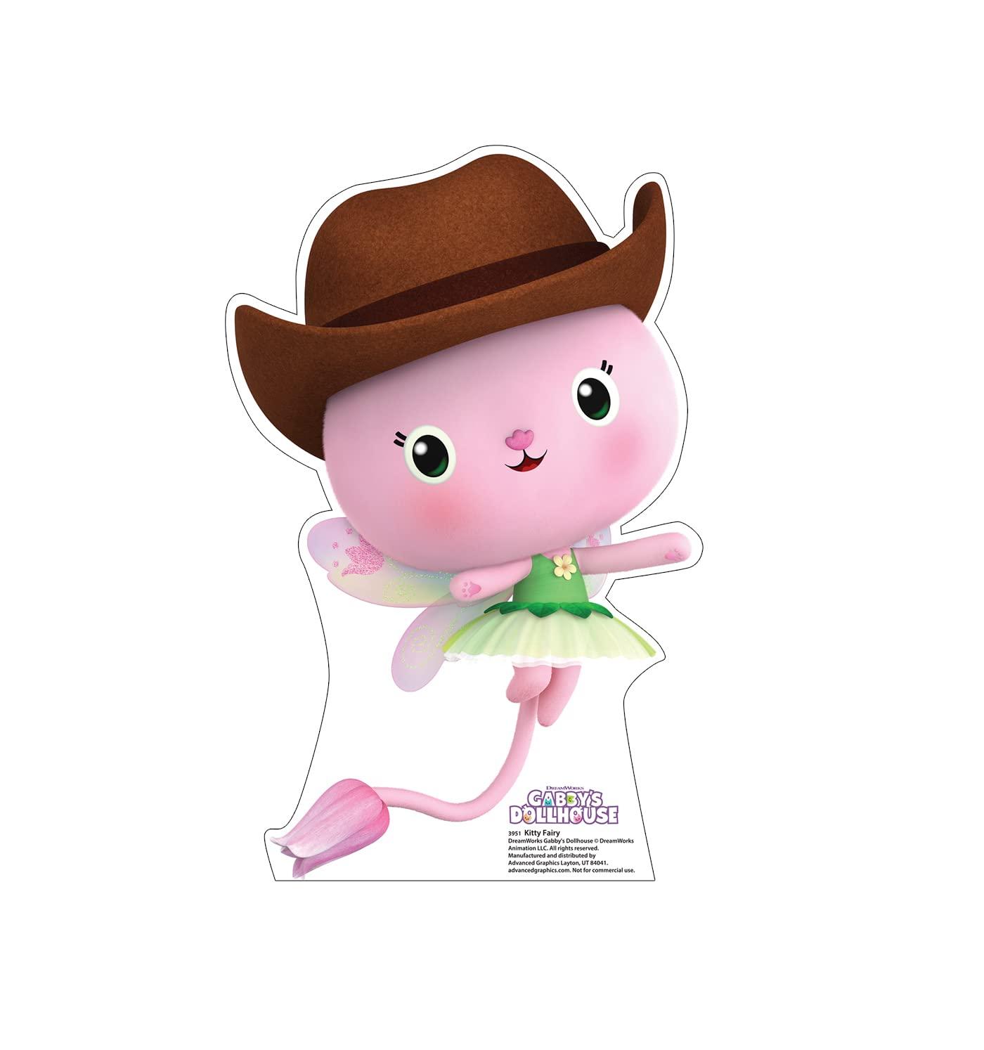 20 x 13 in. Kitty Fairy Cardboard Cutout - Gabbys Dollhouse