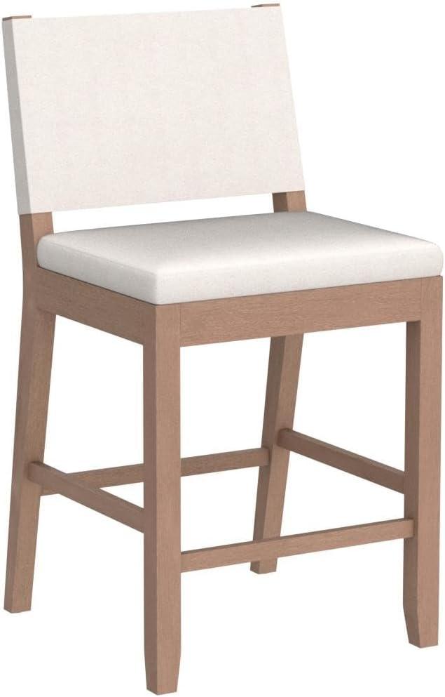 Nathan James Set of 2 Linus Barstools Beige/Light Brown
