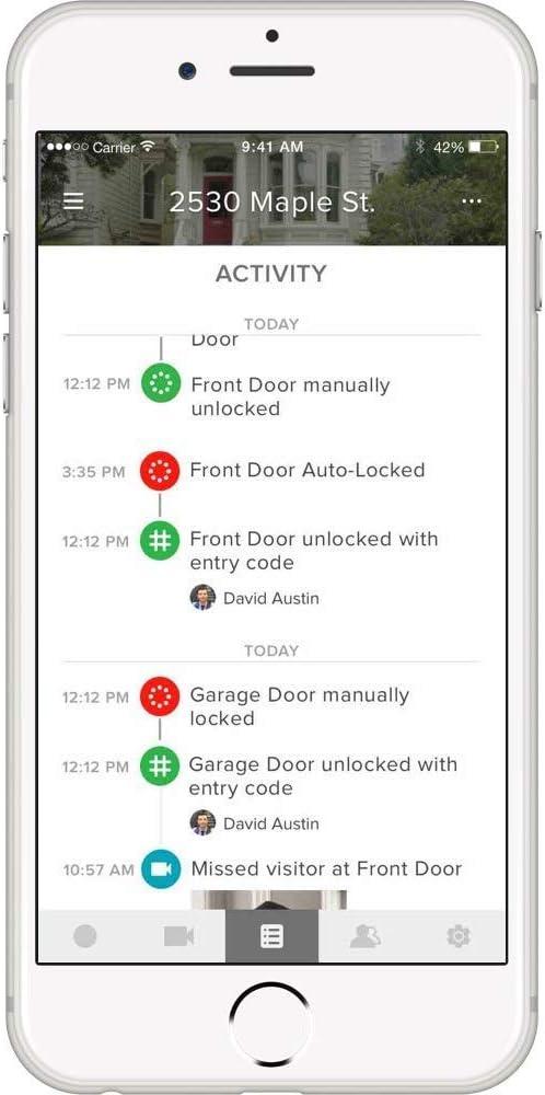 Dark Gray Bluetooth Keypad Electronic Deadbolt